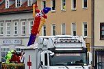 Ausgelassen und fr&ouml;hlich feierten die Menschen am Rosenmontag in Sondershausen (Foto: Eva Maria Wiegand)