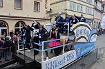 Ein bunter Karnevalszug zog sich am Rosenmontag durch Sondershausen (Foto: Eva Maria Wiegand)
