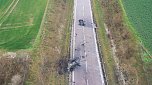 Unfallstelle in Luftaufnahmen (Foto: S.Dietzel)