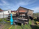 Brand in Niedersachswerfen (Foto: S.Dietzel)