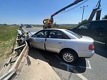 Unfall heute Mittag bei Bielen (Foto: S.Dietzel)