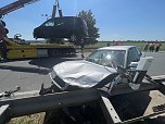 Unfall heute Mittag bei Bielen (Foto: S.Dietzel)