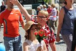 Fr&ouml;hliche Stimmung beim 210 Brunnenfest in Bad Langensalza (Foto: Eva Maria Wiegand)