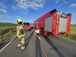 Kontrolle verloren und im Graben gelandet (Foto: S. Dietzel)