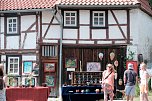 Peter Blei auf dem 31. Kunstmarkt in Friedrichsrode (Foto: Peter Blei)
