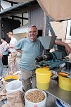 Peter Blei auf dem 31. Kunstmarkt in Friedrichsrode (Foto: Peter Blei)