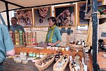 Peter Blei auf dem 31. Kunstmarkt in Friedrichsrode (Foto: Peter Blei)