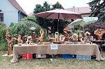 Peter Blei auf dem 31. Kunstmarkt in Friedrichsrode (Foto: Peter Blei)