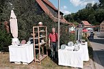 Peter Blei auf dem 31. Kunstmarkt in Friedrichsrode (Foto: Peter Blei)