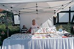 Peter Blei auf dem 31. Kunstmarkt in Friedrichsrode (Foto: Peter Blei)
