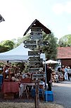 Peter Blei auf dem 31. Kunstmarkt in Friedrichsrode (Foto: Peter Blei)