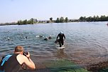 Die ersten Wettk&auml;mpfe beim Scheunenhof-Triathlon (Foto: agl)