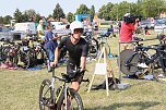 Die ersten Wettk&auml;mpfe beim Scheunenhof-Triathlon (Foto: agl)