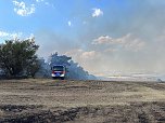 Brand eines Feldes bei Reinsdrof (Foto: S.Dietzel) Brand eines Feldes bei Reinsdrof (Foto: S.Dietzel)