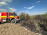 Brand eines Feldes bei Reinsdrof (Foto: S.Dietzel) Brand eines Feldes bei Reinsdrof (Foto: S.Dietzel)