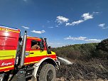 Brand eines Feldes bei Reinsdrof (Foto: S.Dietzel) Brand eines Feldes bei Reinsdrof (Foto: S.Dietzel)