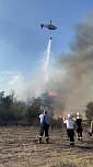 Brand eines Feldes bei Reinsdrof (Foto: S.Dietzel) Brand eines Feldes bei Reinsdrof (Foto: S.Dietzel)