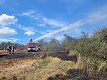 Feuer in der Goldenen Aue (Foto: Die am Einsatz beteiligten Feuerwehren)