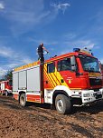 Feuer in der Goldenen Aue (Foto: Die am Einsatz beteiligten Feuerwehren)