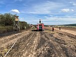 Feuer in der Goldenen Aue (Foto: Die am Einsatz beteiligten Feuerwehren)