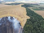 Feuer in der Goldenen Aue (Foto: Die am Einsatz beteiligten Feuerwehren)