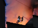 Gro&szlig;brand am Abend in Oberdorla (Foto: privat)