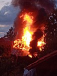Brand in Oberdorla (Foto: Feuerwehr)