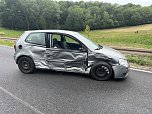 Folgenreicher Fahrfehler f&uuml;hrt zu Mehrfachunfall (Foto: S. Dietzel)