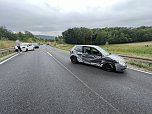 Folgenreicher Fahrfehler f&uuml;hrt zu Mehrfachunfall (Foto: S. Dietzel)