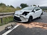 Folgenreicher Fahrfehler f&uuml;hrt zu Mehrfachunfall (Foto: S. Dietzel)