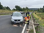 Folgenreicher Fahrfehler f&uuml;hrt zu Mehrfachunfall (Foto: S. Dietzel)