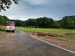 Sch&auml;den der Unwetter gestern und heute Morgen (Foto: Feuerwehr)