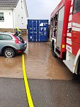 Sch&auml;den der Unwetter gestern und heute Morgen (Foto: Feuerwehr)