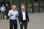 Th&uuml;ringens Innenminister Georg Maier stellte die Feuerwehrstatistik f&uuml;r das Jahr 2022 in der neuen Feuerwache in Nordhausen vor (Foto: agl)