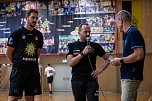 L&uuml;bbecke gegen den HC Elbflorenz in der Ballspielhalle Nordhausen (Foto: NSV)
