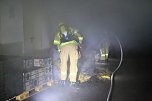Brand im Baumarkt in der Schachstra&szlig;e in Sondershausen (Foto: S. Dietzel)