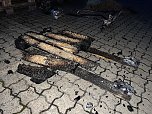 Brand im Baumarkt in der Schachstra&szlig;e in Sondershausen (Foto: S. Dietzel)