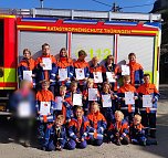 Pr&uuml;fung f&uuml;r die Jugendfeuerwehr (Foto: Julian Rathmann)