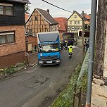 Unfall in Holzthaleben (Foto:  THW Sondershausen/S.Dietzel)