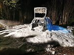 Autobrand gestern Nacht (Foto: S.Dietzel)