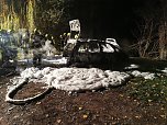 Autobrand gestern Nacht (Foto: S.Dietzel)