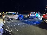 Unfall auf der B4 (Foto: S. Dietzel) Unfall auf der B4 (Foto: S. Dietzel)
