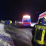 Unfall auf der B4 (Foto: S. Dietzel) Unfall auf der B4 (Foto: S. Dietzel)