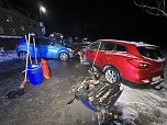 Glätteunfall vor Wolkramshausen (Foto: S. Dietzel) Glätteunfall vor Wolkramshausen (Foto: S. Dietzel)