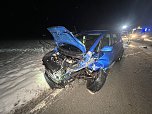 Glätteunfall vor Wolkramshausen (Foto: S. Dietzel) Glätteunfall vor Wolkramshausen (Foto: S. Dietzel)