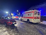 Glätteunfall vor Wolkramshausen (Foto: S. Dietzel) Glätteunfall vor Wolkramshausen (Foto: S. Dietzel)
