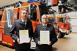 Robert D&ouml;lle und Mathias Kistner mit ihren Urkunden (Foto: Johannes Lurch)