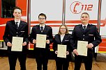 Oberfeuerwehrfrau und Oberfeuerwehrm&auml;nner (Foto: Johannes Lurch)