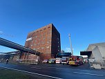 Brand eines Radladers in Bleicherode (Foto: S. Dietzel) Brand eines Radladers in Bleicherode (Foto: S. Dietzel)