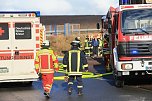 Brand eines Radladers in Bleicherode (Foto: S. Dietzel) Brand eines Radladers in Bleicherode (Foto: S. Dietzel)